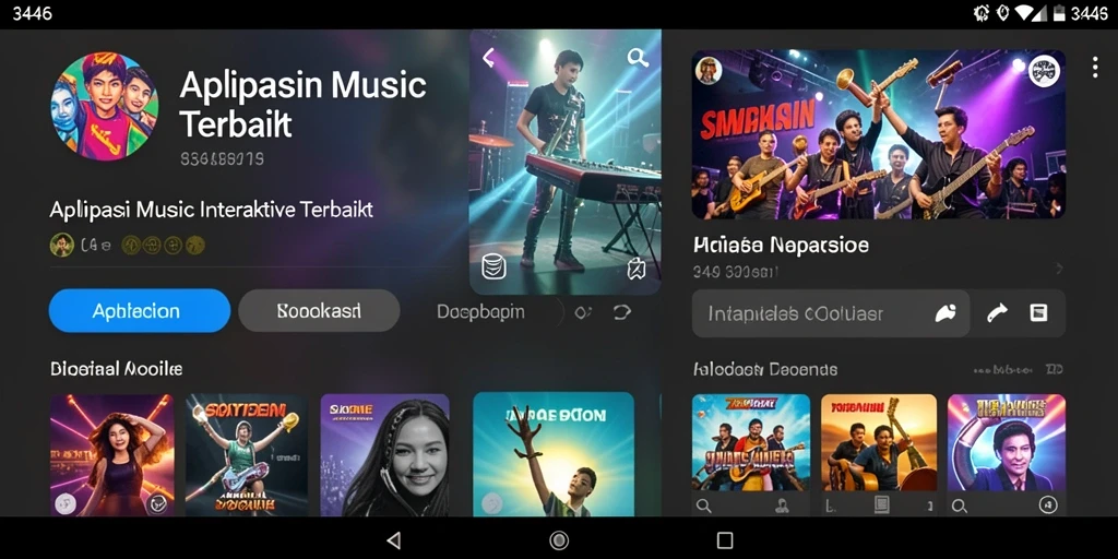 Screenshot <strong>3446</strong> menampilkan pengguna bernyanyi dengan fitur karaoke.