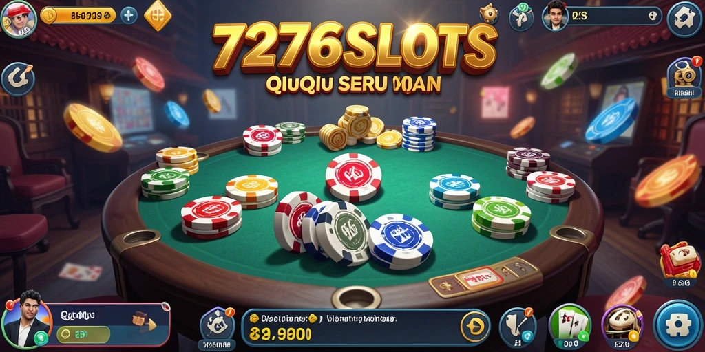 Tampilan gameplay QiuQiu yang mendebarkan di 7276SLOTS.