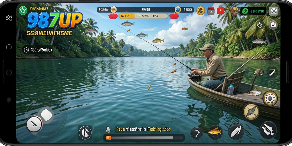 Tampilan permainan 987UP yang menarik dengan pengalaman memancing seru.