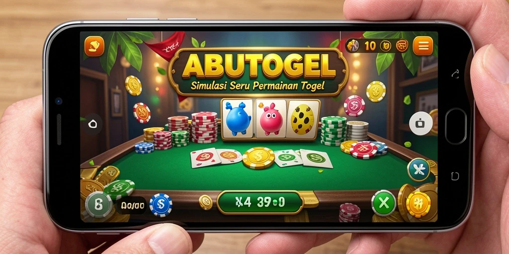 Tampilan gameplay menarik dari ABUTOGEL yang menggambarkan suasana togel.