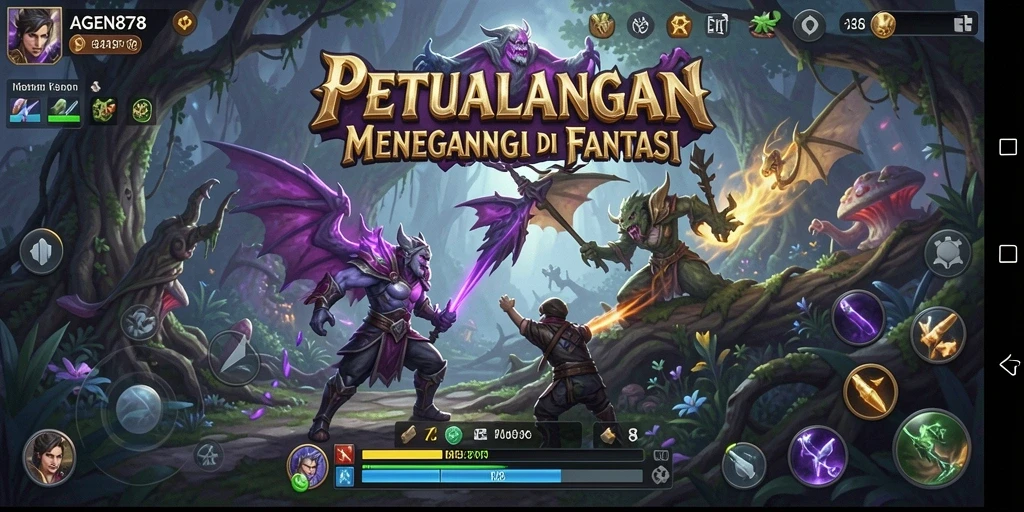 Tampilan gameplay AGEN878 yang penuh aksi petualangan.