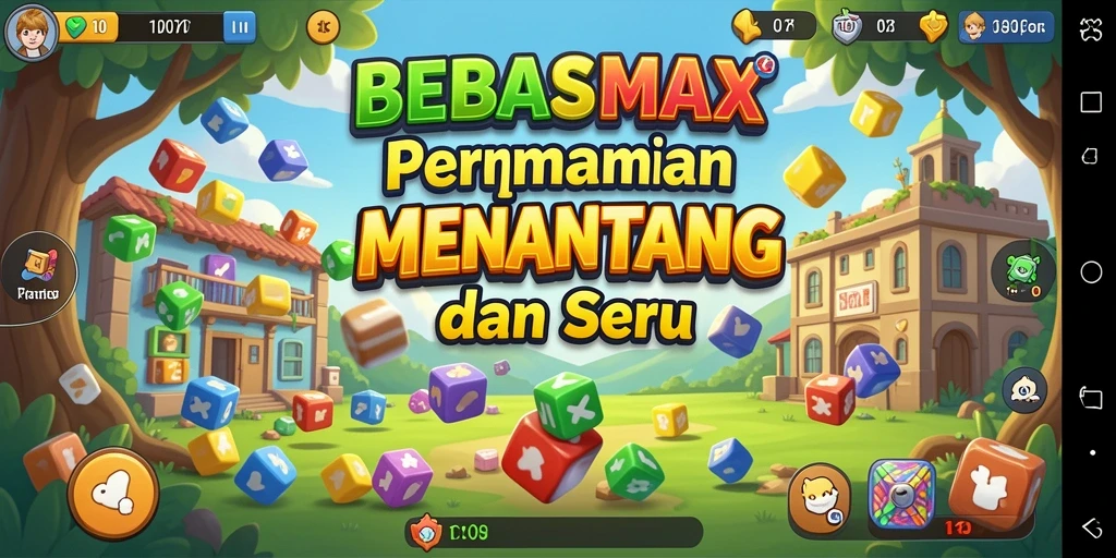 Screenshot gameplay BEBASMAX yang menampilkan tantangan Puzzle seru.