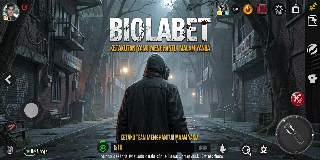 Tampilan gameplay <strong>BIOLABET</strong> yang menegangkan di dalam dunia horor.
