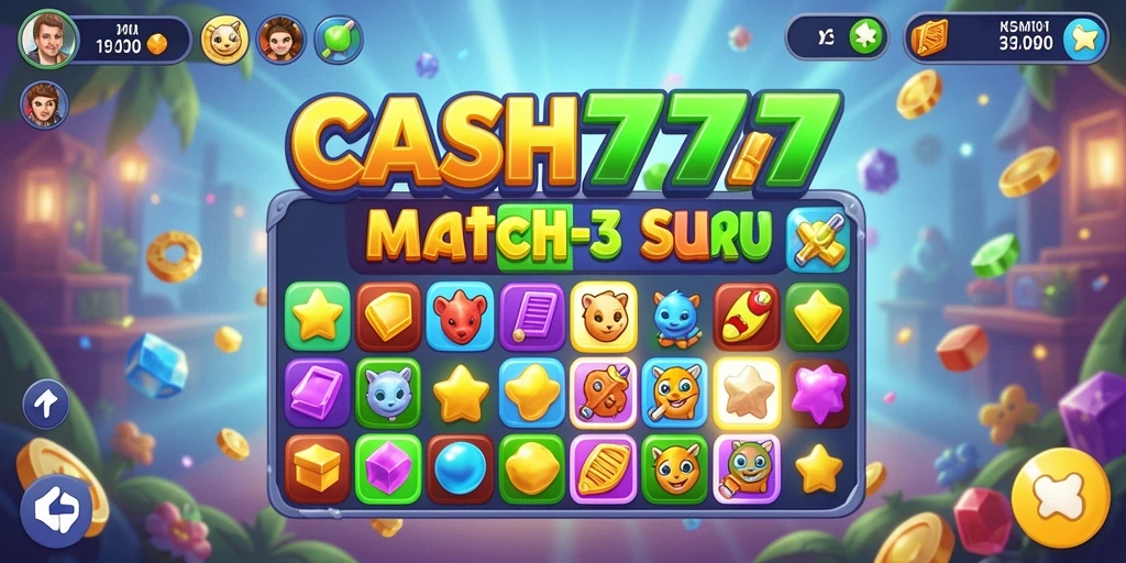Gameplay seru dari CASH777 yang penuh warna dan tantangan.