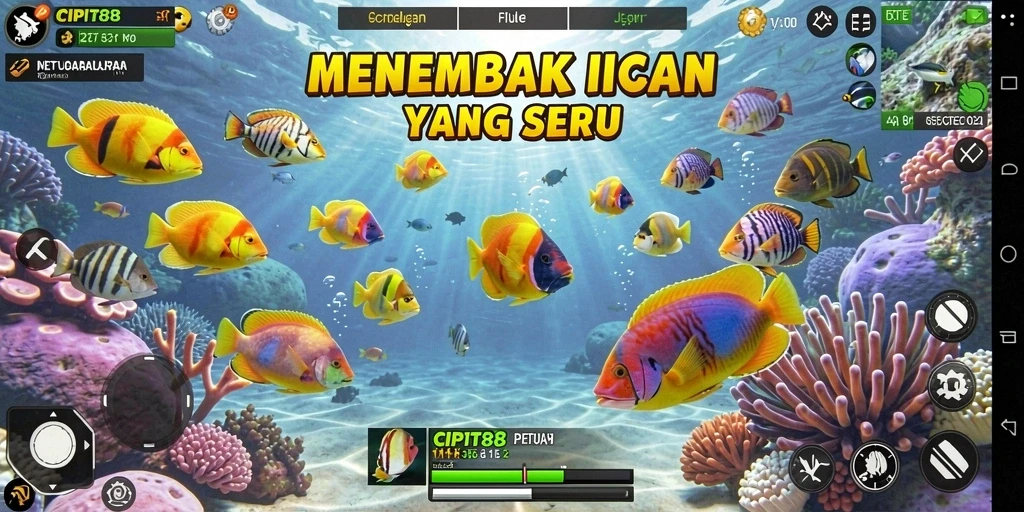 Gameplay seru menembak ikan di CIPIT88.