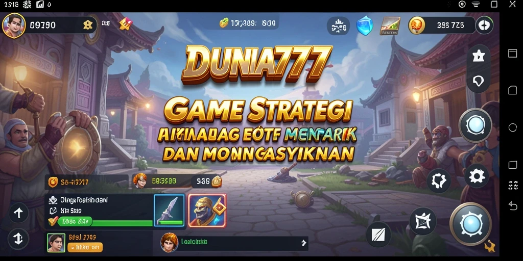 Tampilan aksi menarik dalam permainan strategi DUNIA777.