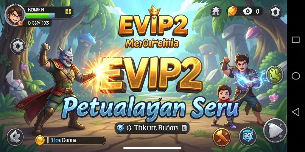 Screenshot gameplay EVIP2 menampilkan aksi seru petualangan yang mendebarkan.