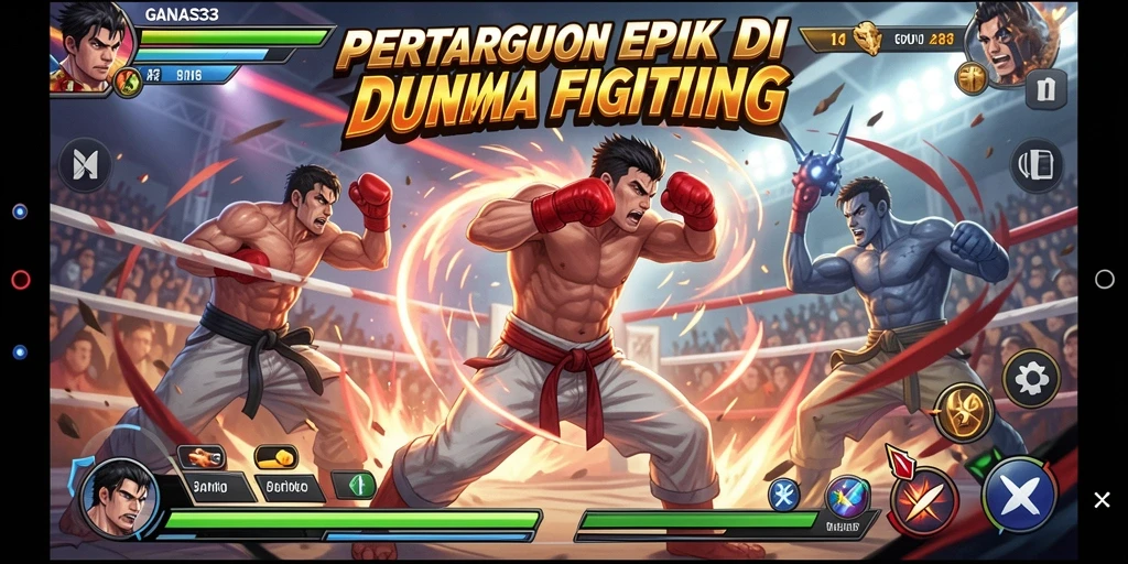 Tampilan menarik dari pertarungan intens dalam GANAS33.