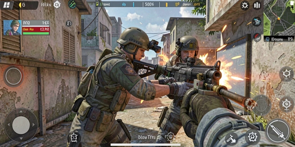 Tampilan gameplay HO3 yang mendebarkan dan penuh aksi.
