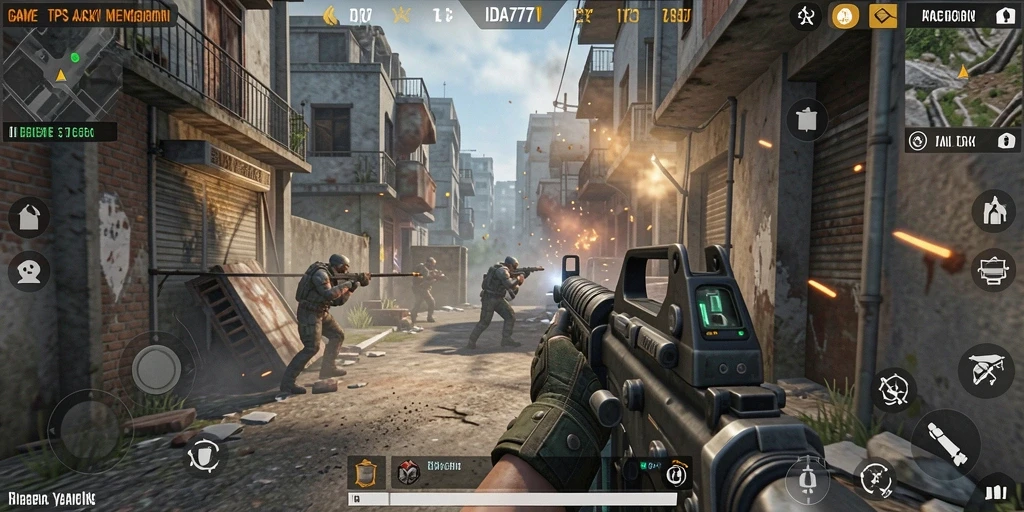Tampak aksi menegangkan dalam gameplay IDA777.