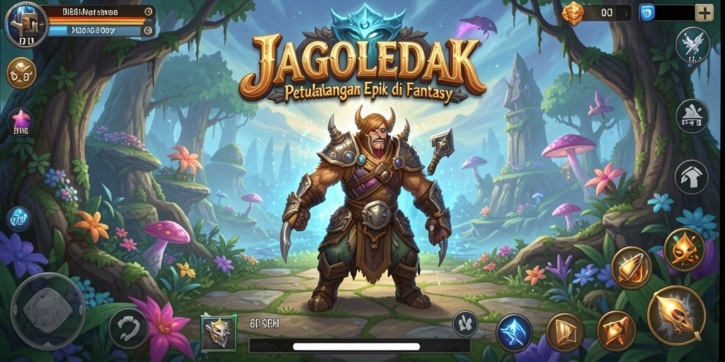 Tampilan gameplay RPG menegangkan di JAGOLEDAK.