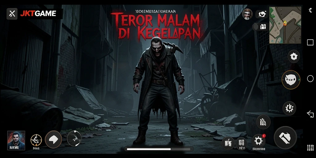 Gameplay menegangkan <strong>JKTGAME</strong> dengan suasana horror yang mencekam.