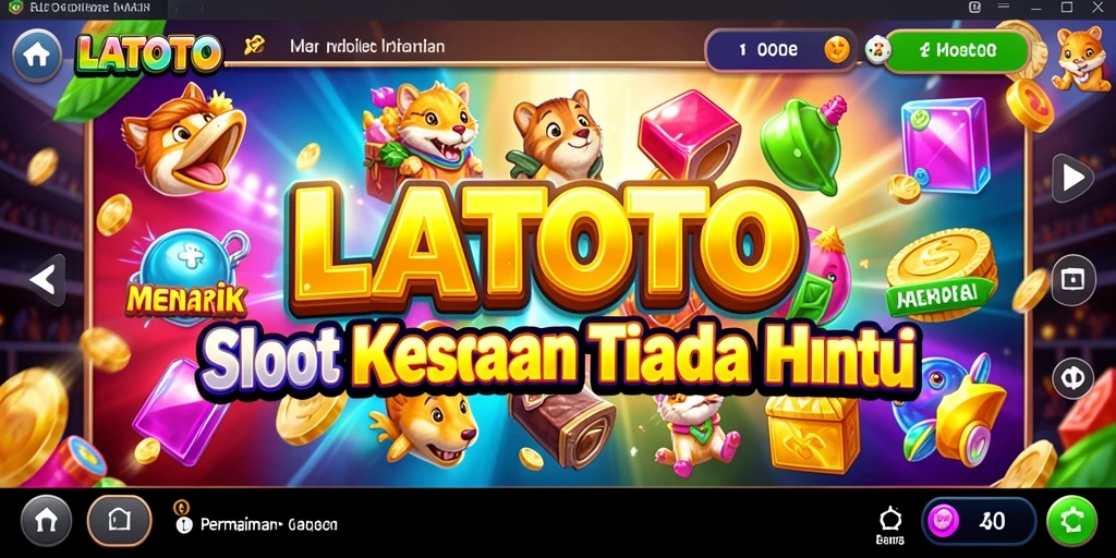 Screenshot gameplay LATOTO menampilkan putaran Slot yang seru dan mengasyikkan.