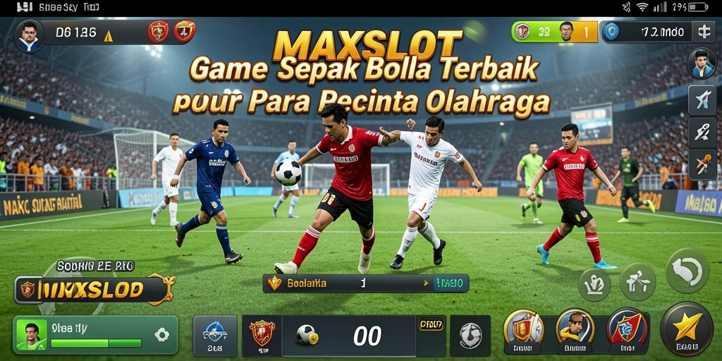 Gameplay menarik dalam MAXSLOT menampilkan aksi sepak bola yang mendebarkan.