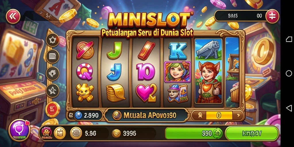 Gameplay seru MINISLOT dengan dunia petualangan yang menawan.