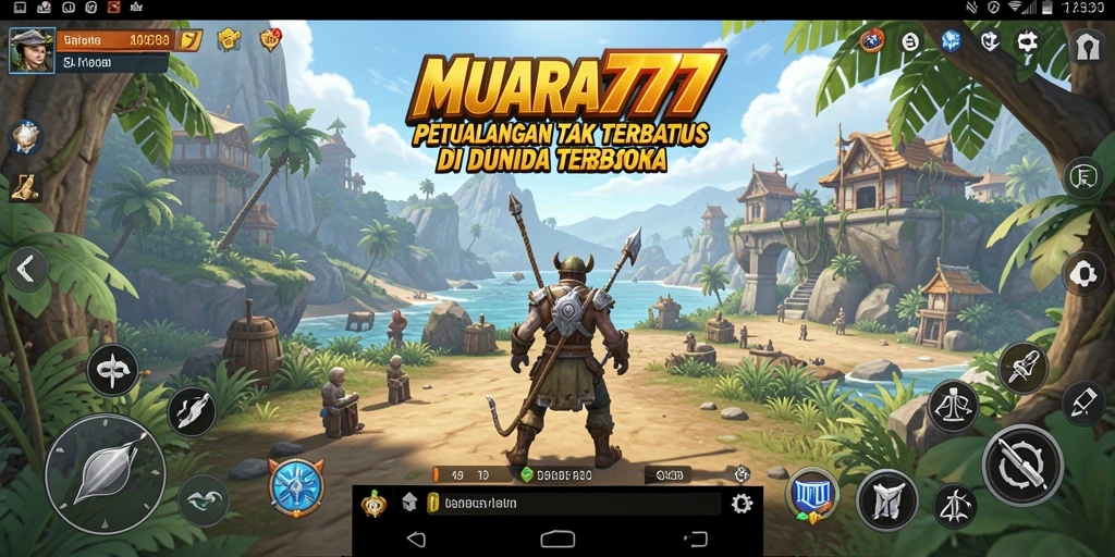 Screenshot utama MUARA777 menampilkan gameplay yang mengesankan di dunia terbuka.