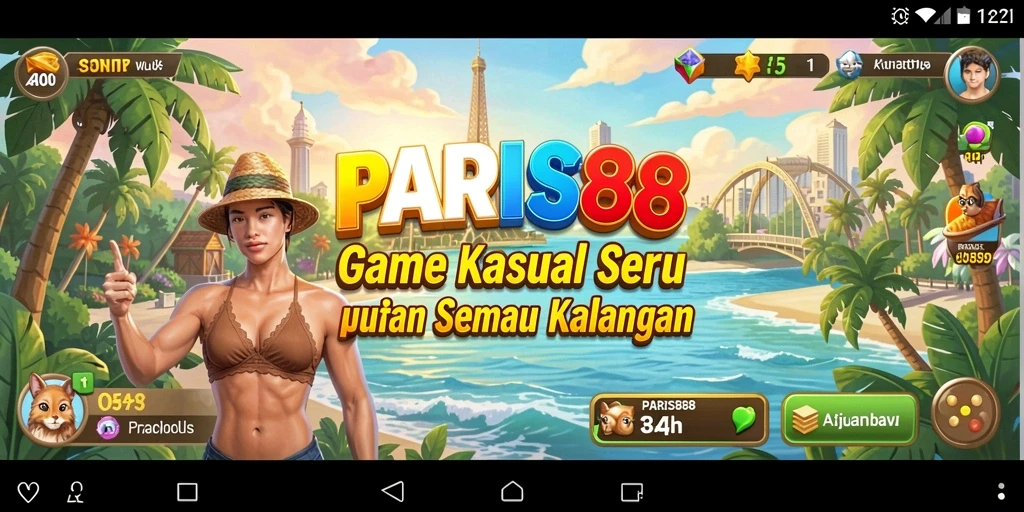 Screenshot menunjukkan aksi seru dalam permainan PARIS88 yang menghibur.