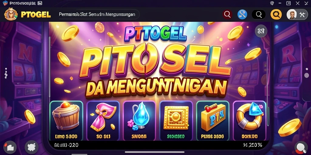 Screenshot PTTOGEL menunjukkan gameplay Slot yang seru.