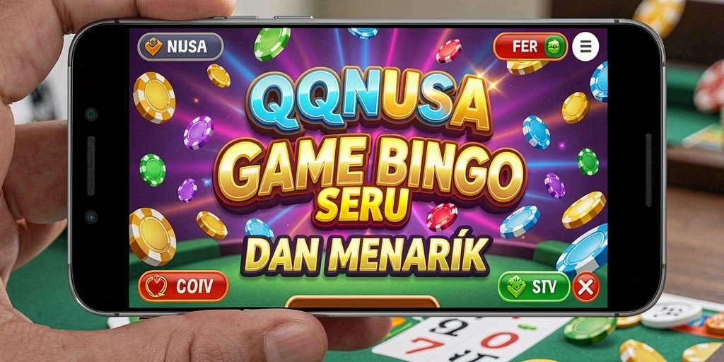 Screenshot QQNUSA menampilkan gameplay Bingo yang seru dan menarik.