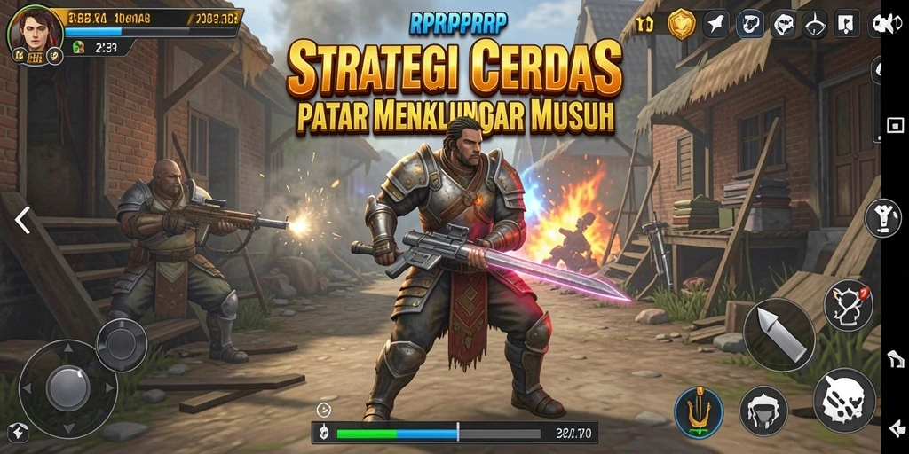 Tampilan gameplay RPRPRP yang menarik dengan pengaturan strategi.