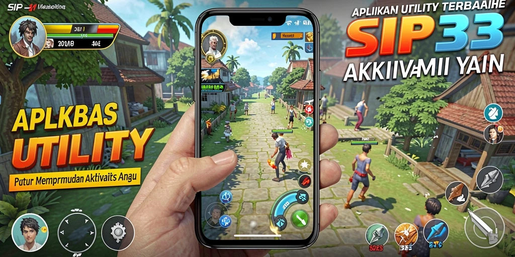 Tangkapan layar utama SIP33 menampilkan fitur manajemen tugas dan pengingat.