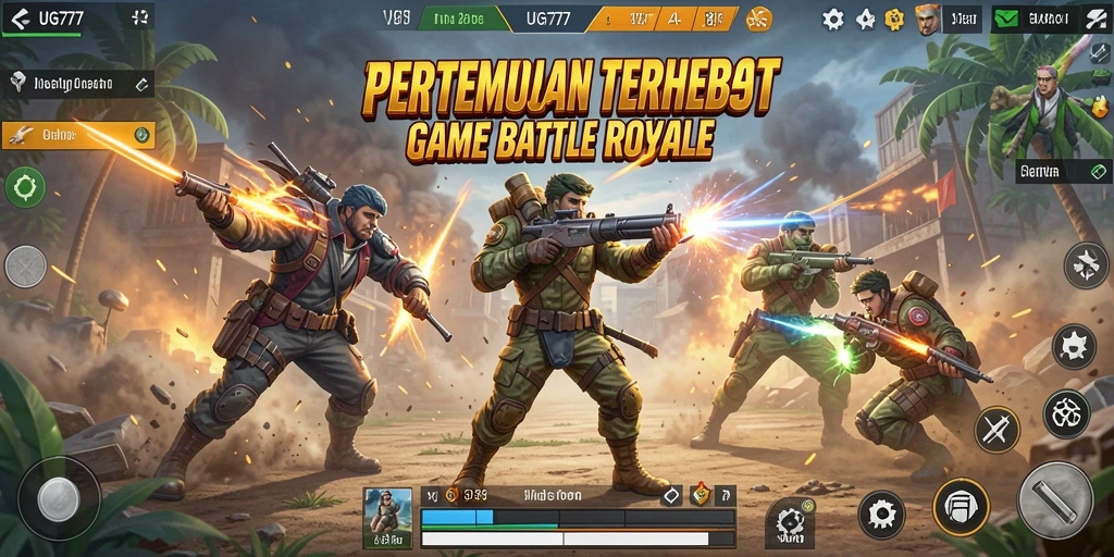 Screenshot gameplay UG777 menampilkan aksi pertempuran yang mendebarkan.